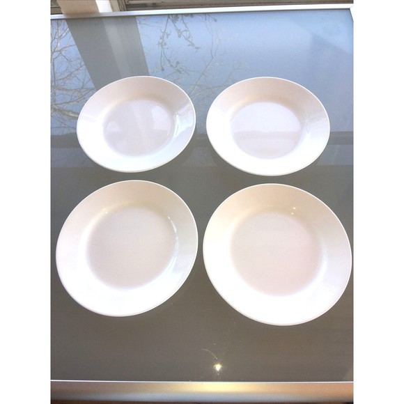Dining Vintage White Corning Centura Corelle Mcm 197s Dessert Plates